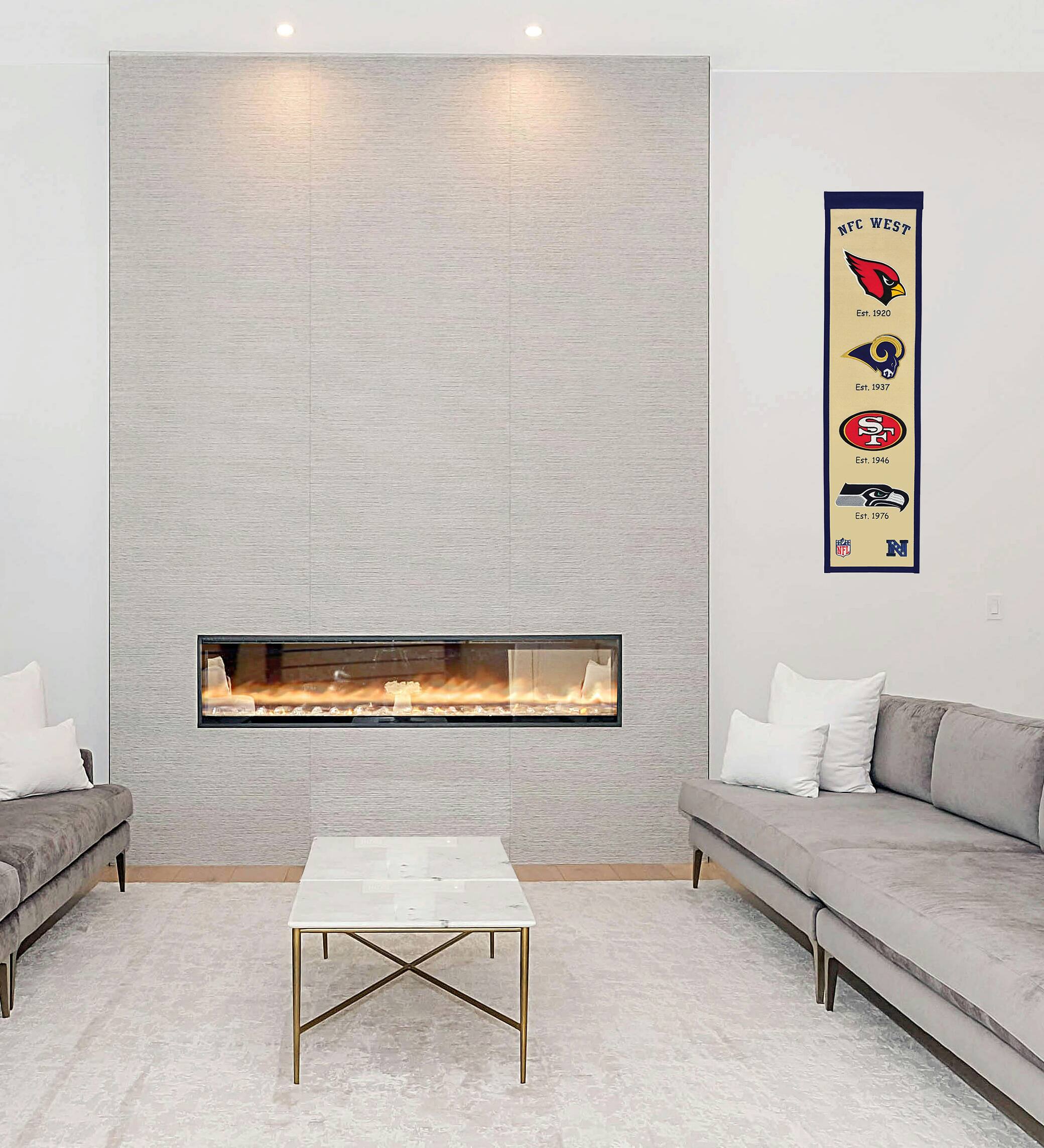 NFC WEST  
Est. 1980  
Arizona Cardinals  
Est. 1937  
San Francisco 49ers  
Est. 1946  
St. Louis Rams  
Est. 1976  
NFL  
N