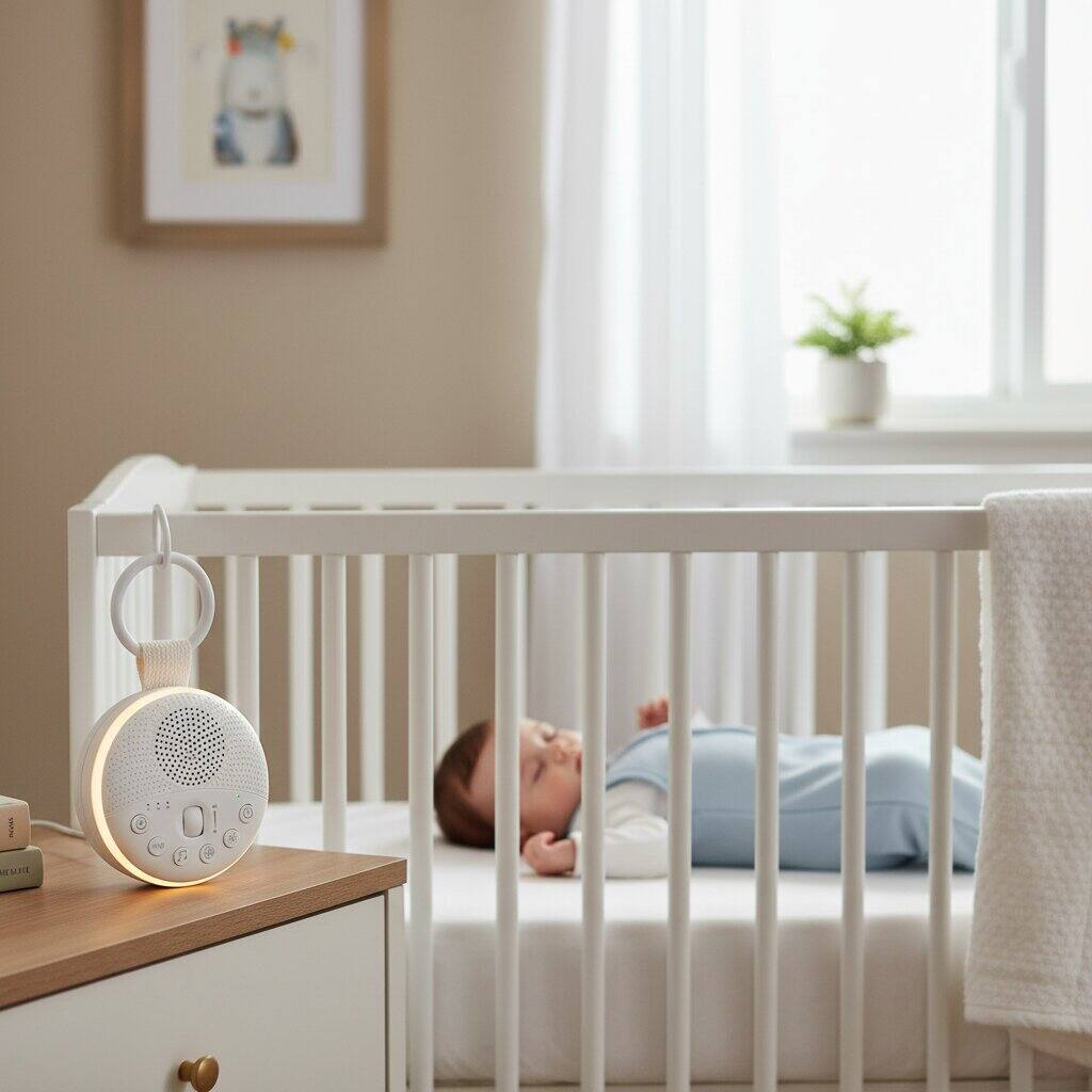 Alt View 2. Dazzed Corner - White Noise Machine,Portable Sleep Aid - White.