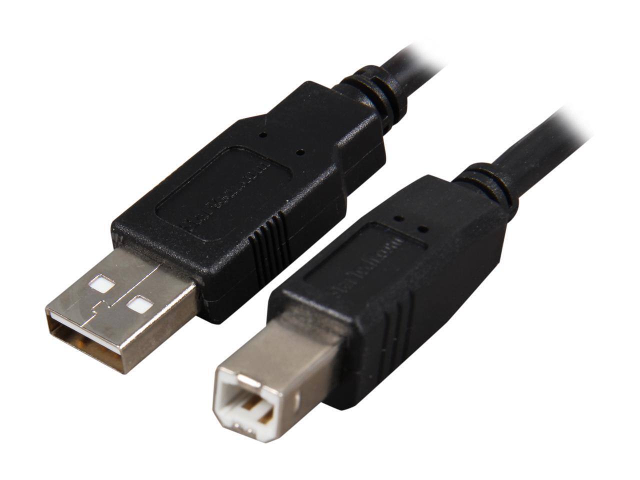Alt View 3. StarTech.com - StarTech.com USB2HAB10 10 ft. USB 2.0 A to B Cable - M/M.