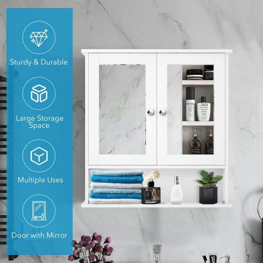 Sturdy & Durable  
Large Storage Space  
Multiple Uses  
Door with Mirror