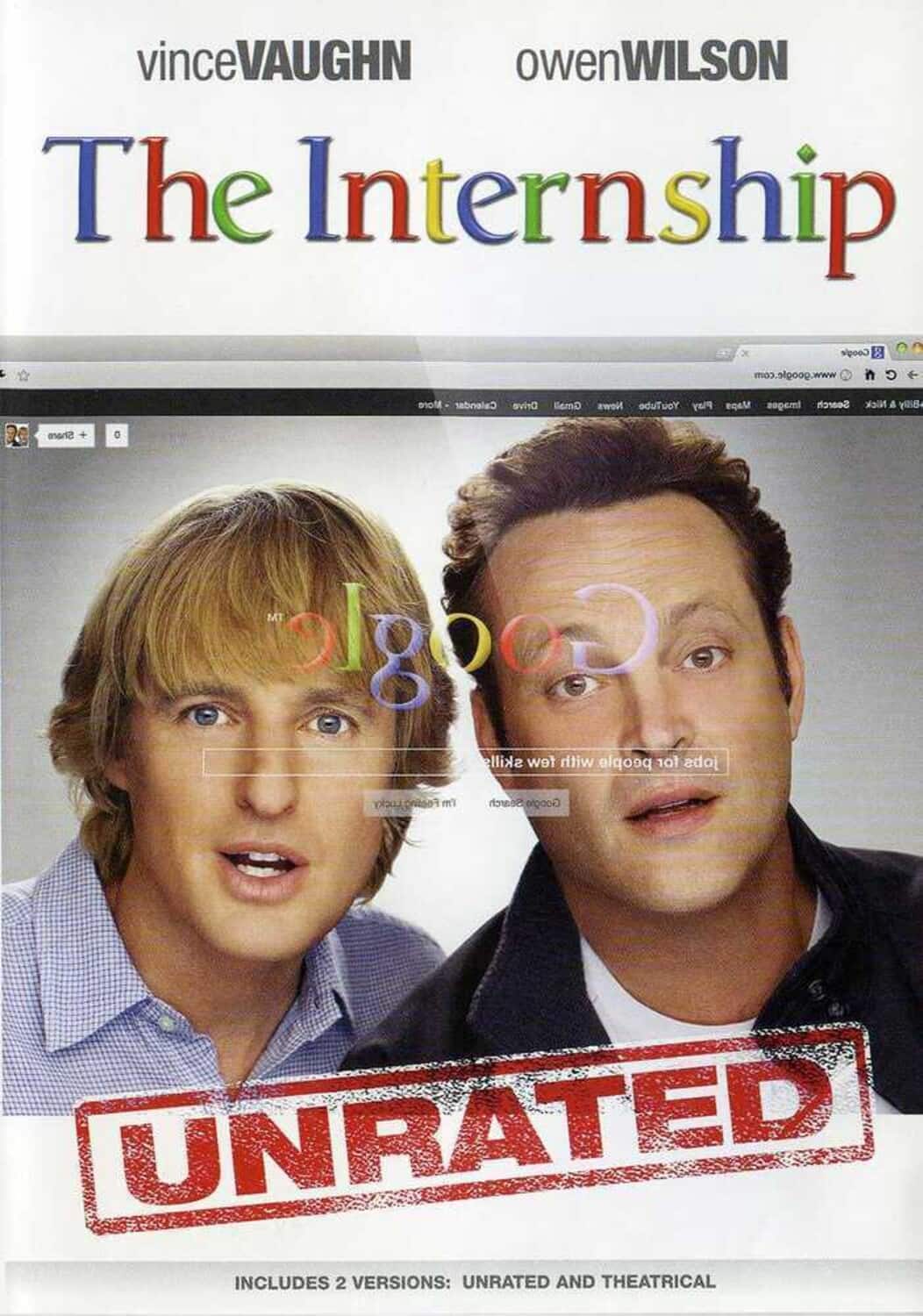 Front. The Internship - DVD.