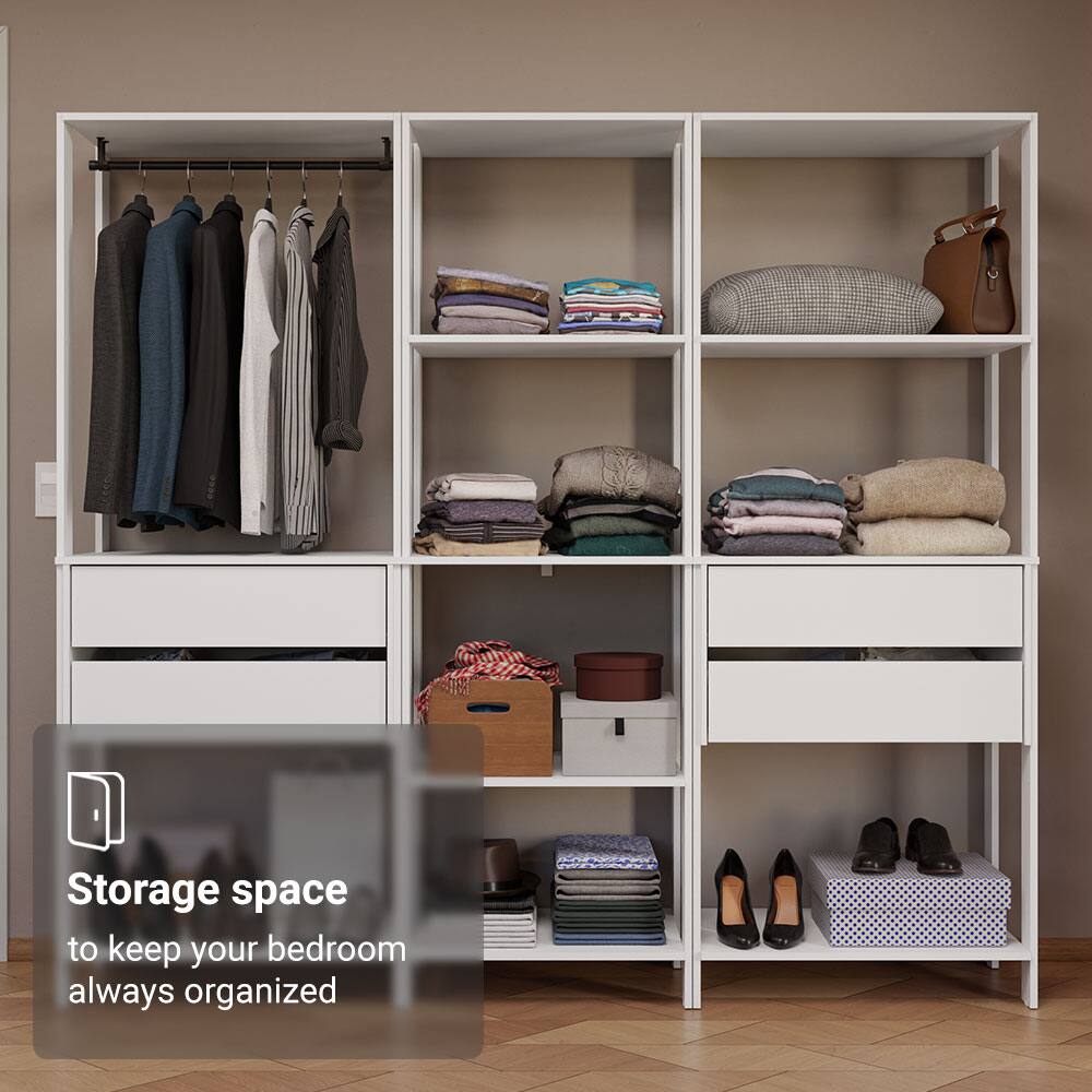 Storage space to keep your bedroom always organized
