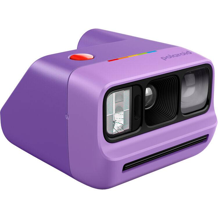 Back. Polaroid - Polaroid Go Generation 3 Purple Camera + Camera Bag + Cleaning Cloth - Purple.