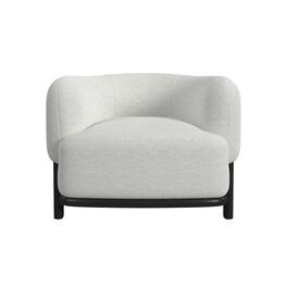 Picket House Furnishings - Andalusia Chair in Penny White - Brushed Espresso