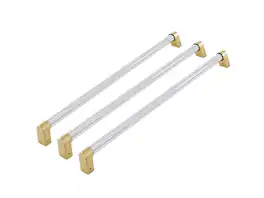 36" Bertazzoni Master Series Refrigerator Accessory - Compatible with RFD36FZNX, RFD36FZNW - Stainless Steel/Gold