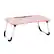 Alt View 14. Mind Reader - Lap Desk Laptop Stand, Bed Tray, Folding Legs, Couch Table, Portable, MDF , 23.25"L x 13.75"W x 10.5"H - Pink.