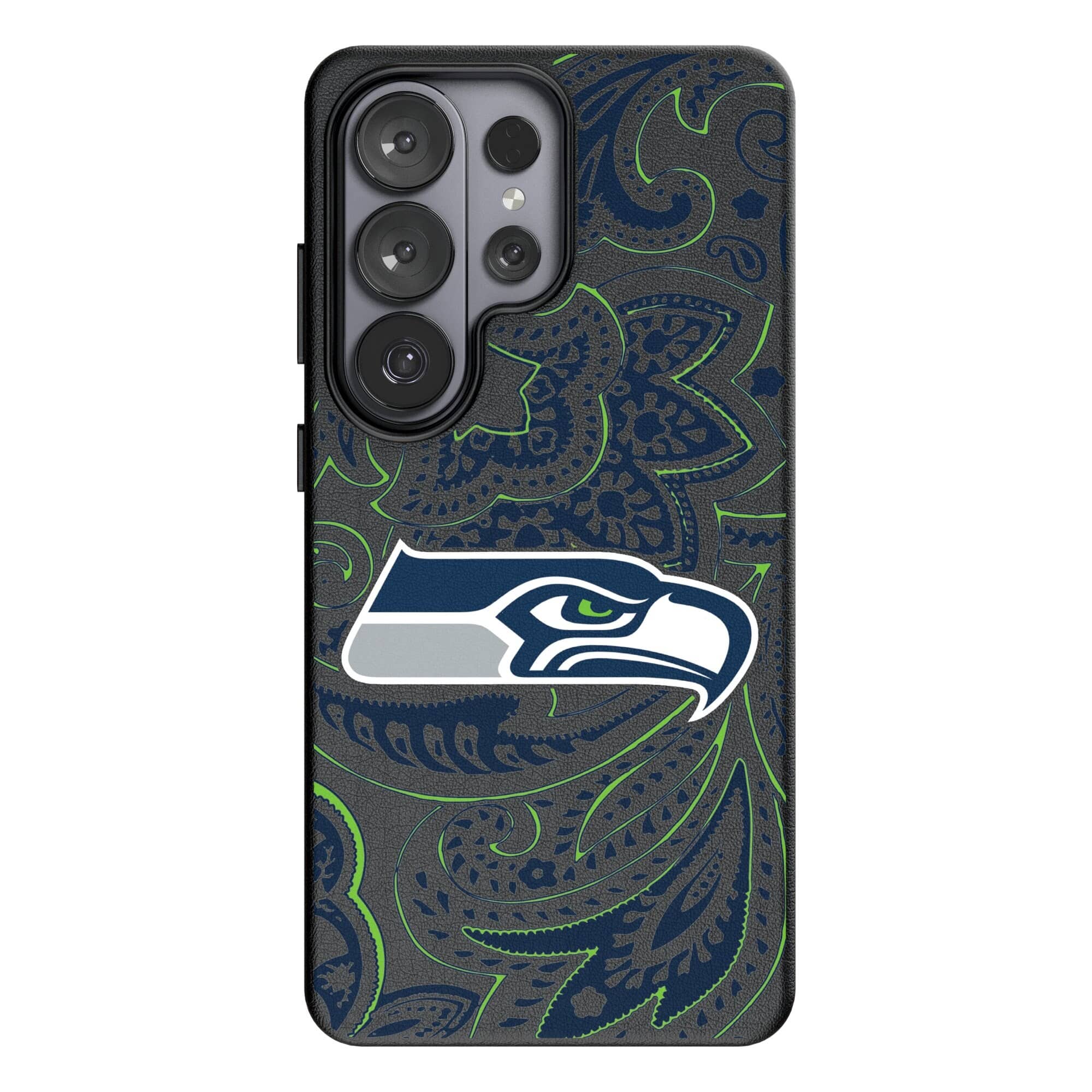 Keyscaper - NFL - Seattle Seahawks Paisley Galaxy Magnetic Bump Case - S26 - Black price history on PriceWatchPro