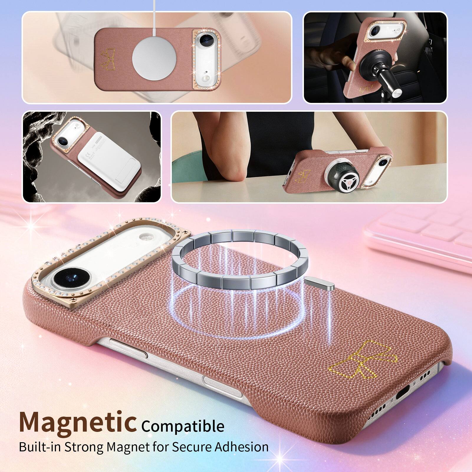 Magnetic Compatible  
Built-in Strong Magnet for Secure Adhesion