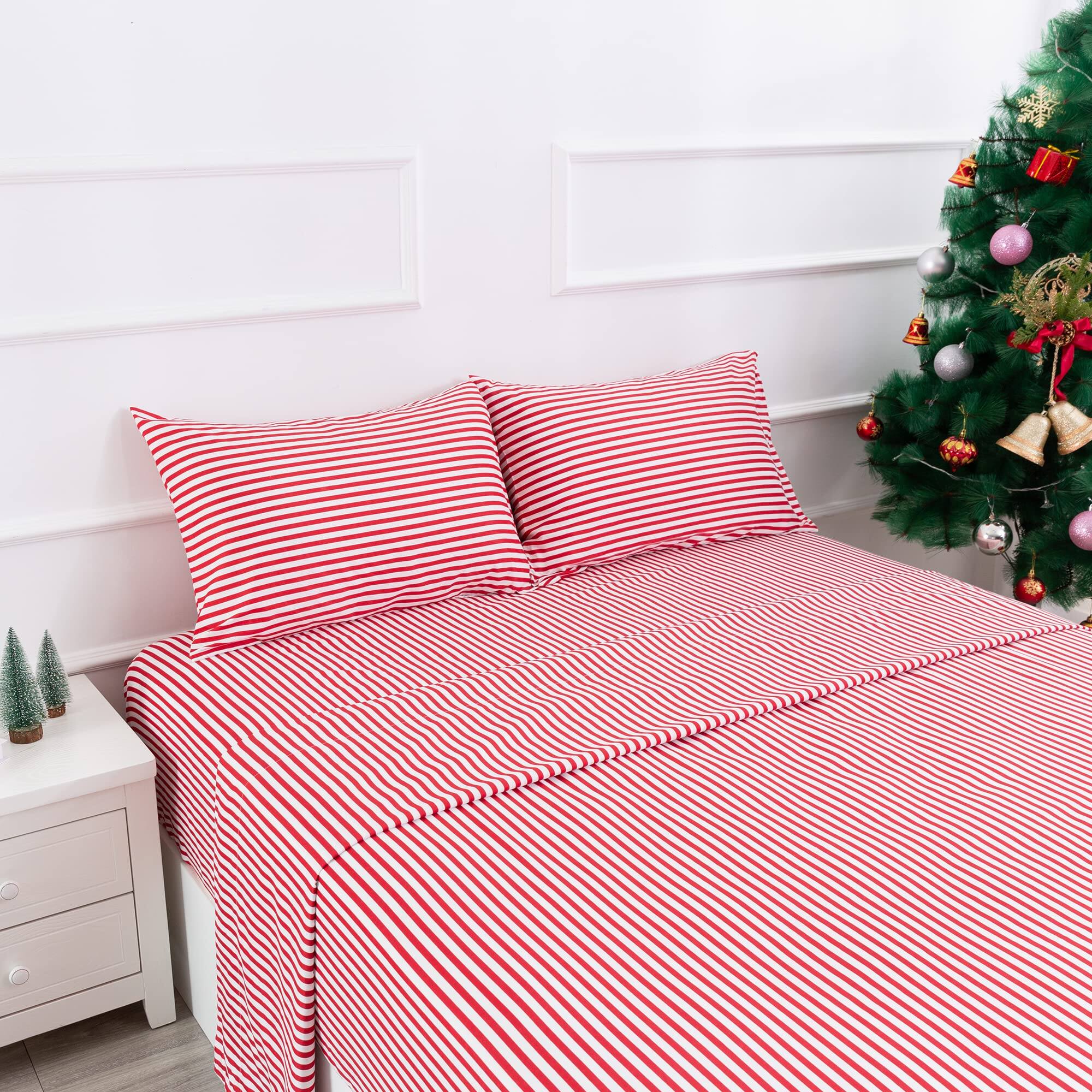 Stripe Burgundy Red Full