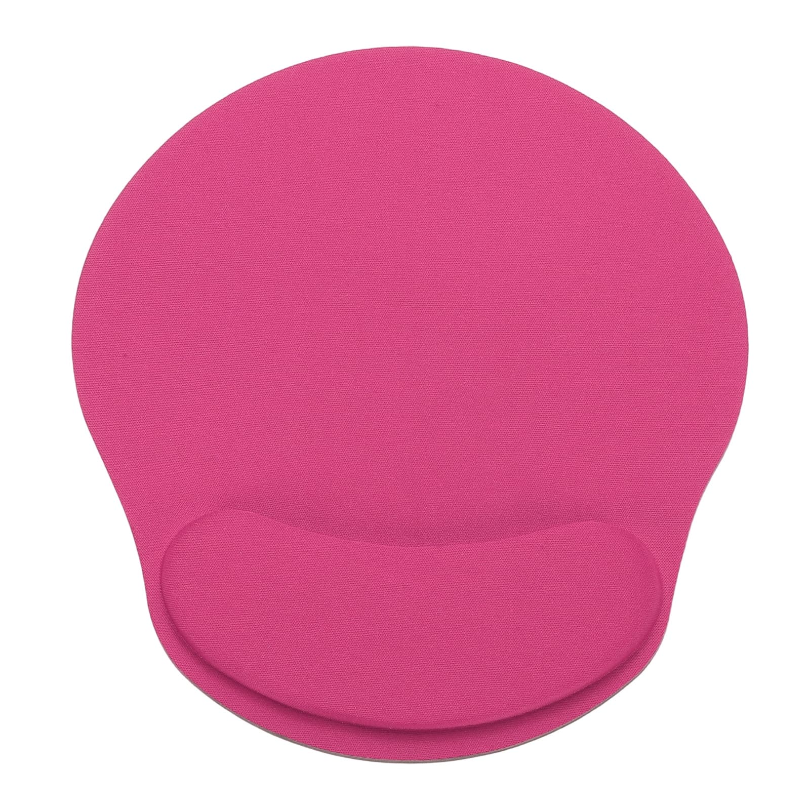 Unique Bargains - Ergonomic Gel Mouse Pad with Wrist Rest Support Memory Foam Mat Non-Slip Base for Office Computer Laptop Keyboard Home - Rose Red