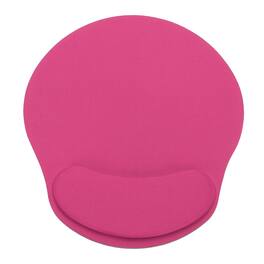 Unique Bargains - Ergonomic Gel Mouse Pad with Wrist Rest Support Memory Foam Mat Non-Slip Base for Office Computer Laptop Keyboard Home - Rose Red