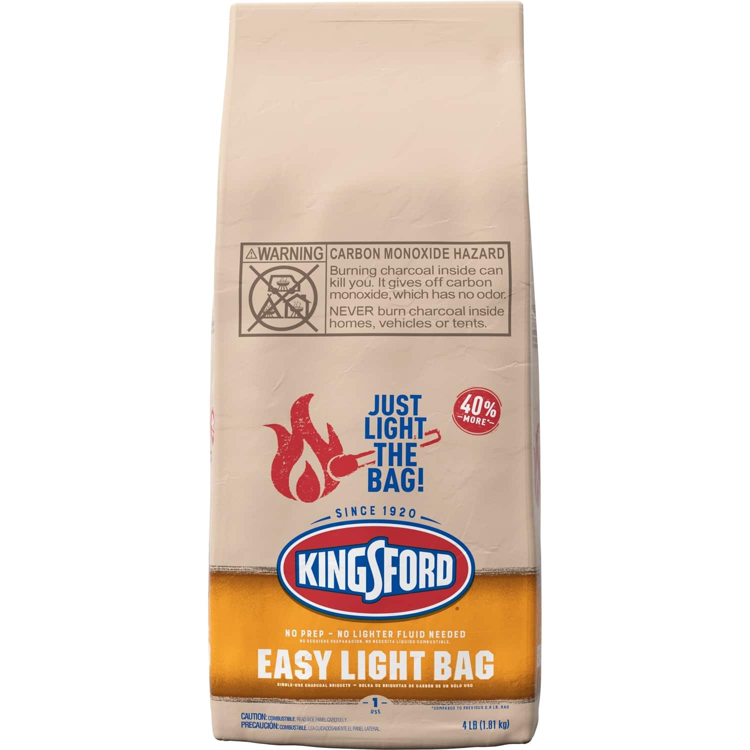 Kingsford - Easy Light Charcoal Briquettes 4 lb