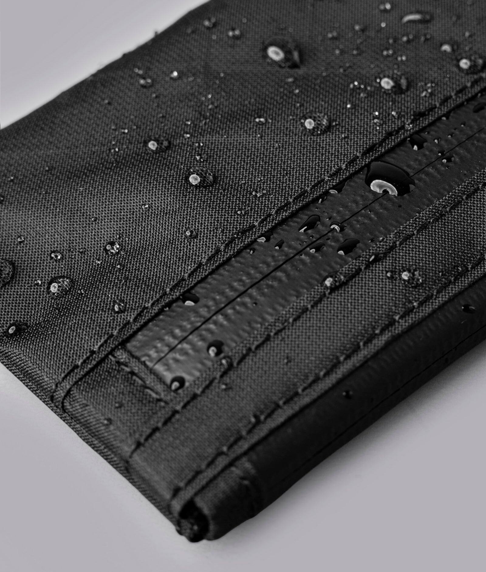 Alt View 7. ALPAKA - Zip Pouch RFID Wallet Pouch, Slim Card Holder for Cash/Cards/Coins, YKK AquaGuard Zippers - Black Ultradyne 100D.