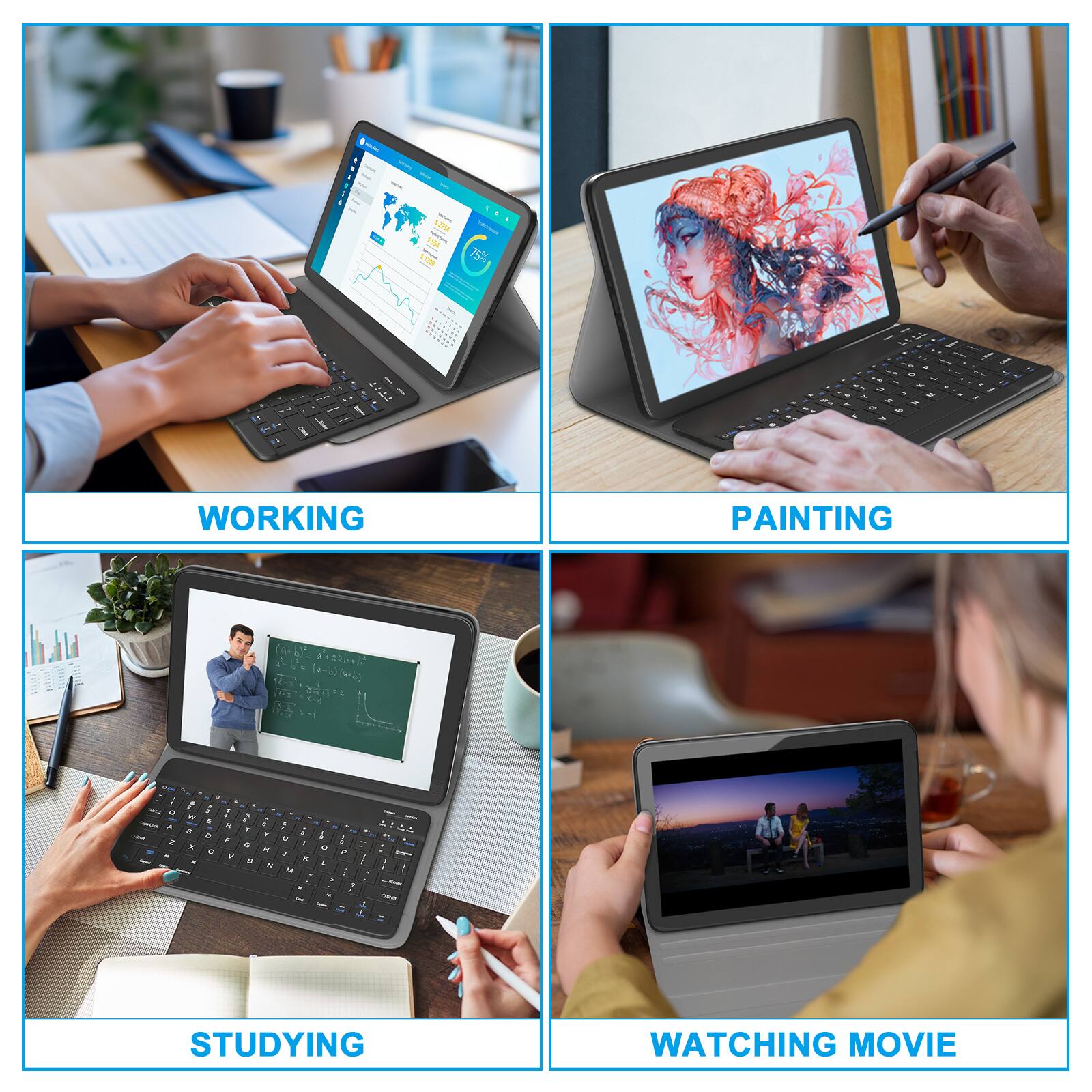 - WORKING
- PAINTING
- STUDYING
- WATCHING MOVIE