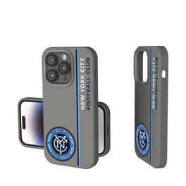 Keyscaper - MLS - New York City FC Sidebar Soft Touch iPhone Case - 14 - Gray