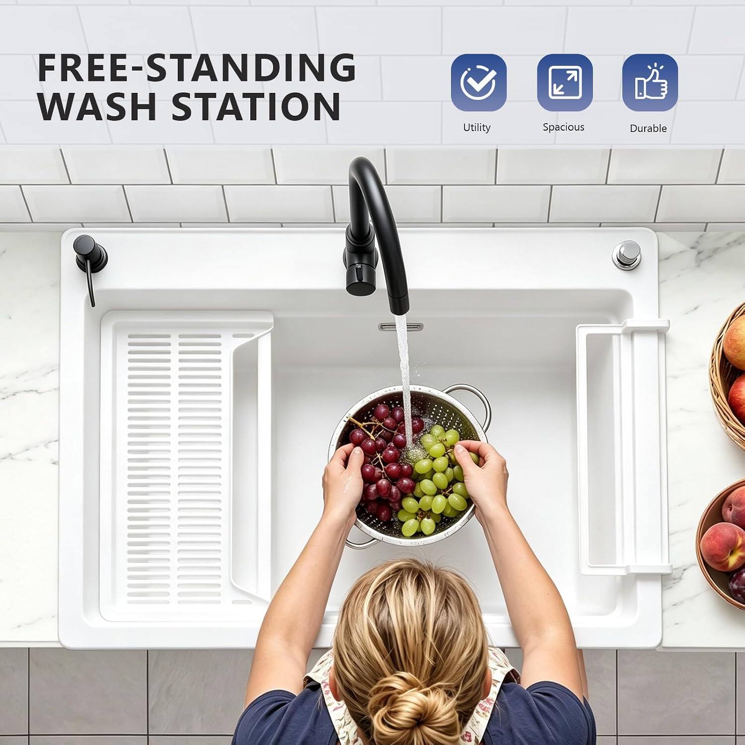 FREE-STANDING WASH STATION

Utility
Spacious
Durable