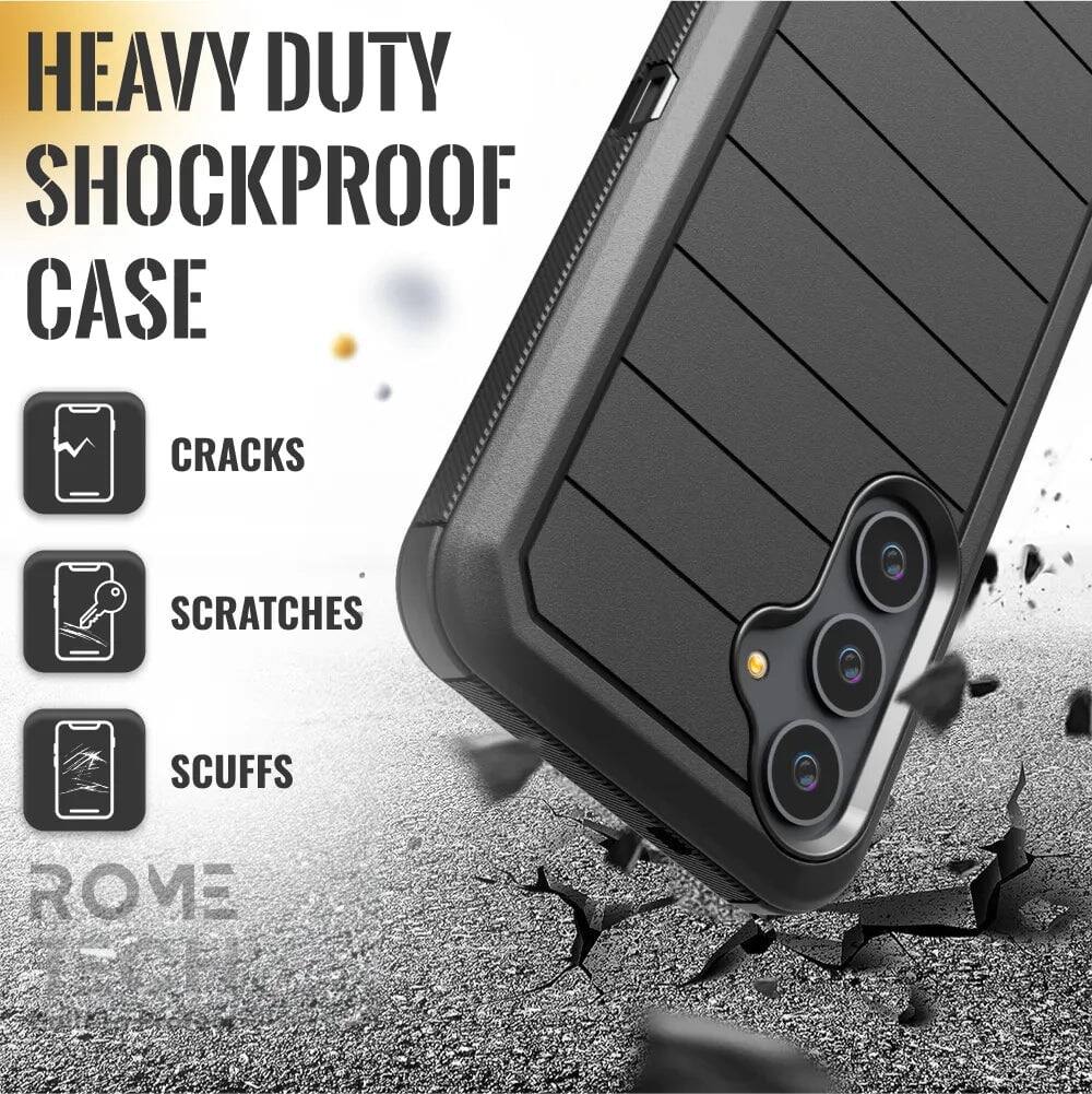 HEAVY DUTY SHOCKPROOF CASE

CRACKS
SCRATCHES
SCUFFS

ROME