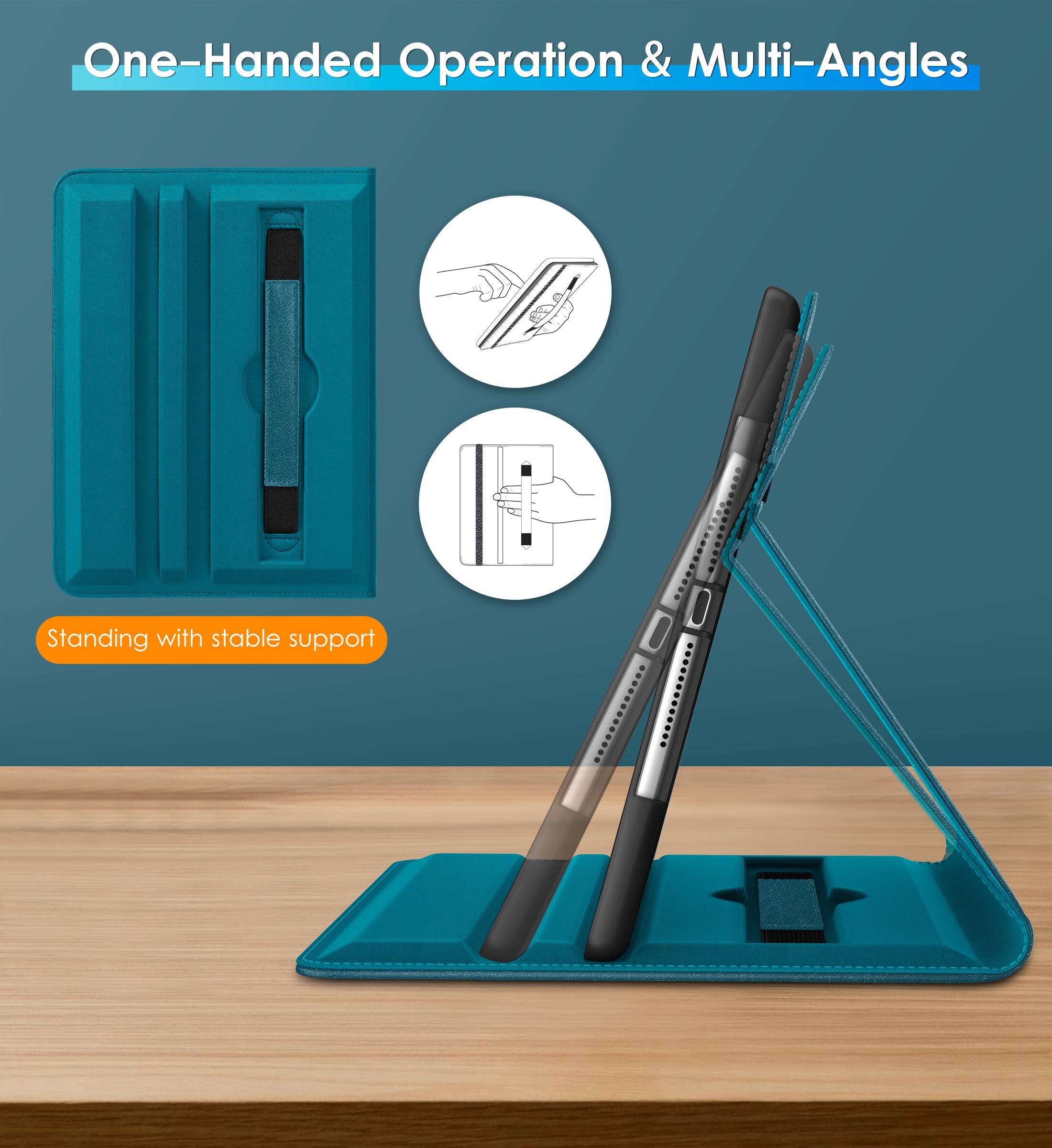 One-Handed Operation & Multi-Angles

Standing with stable support