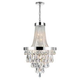 CWI Lighting - Vast 13 Light Down Chandelier With Finish - Chrome