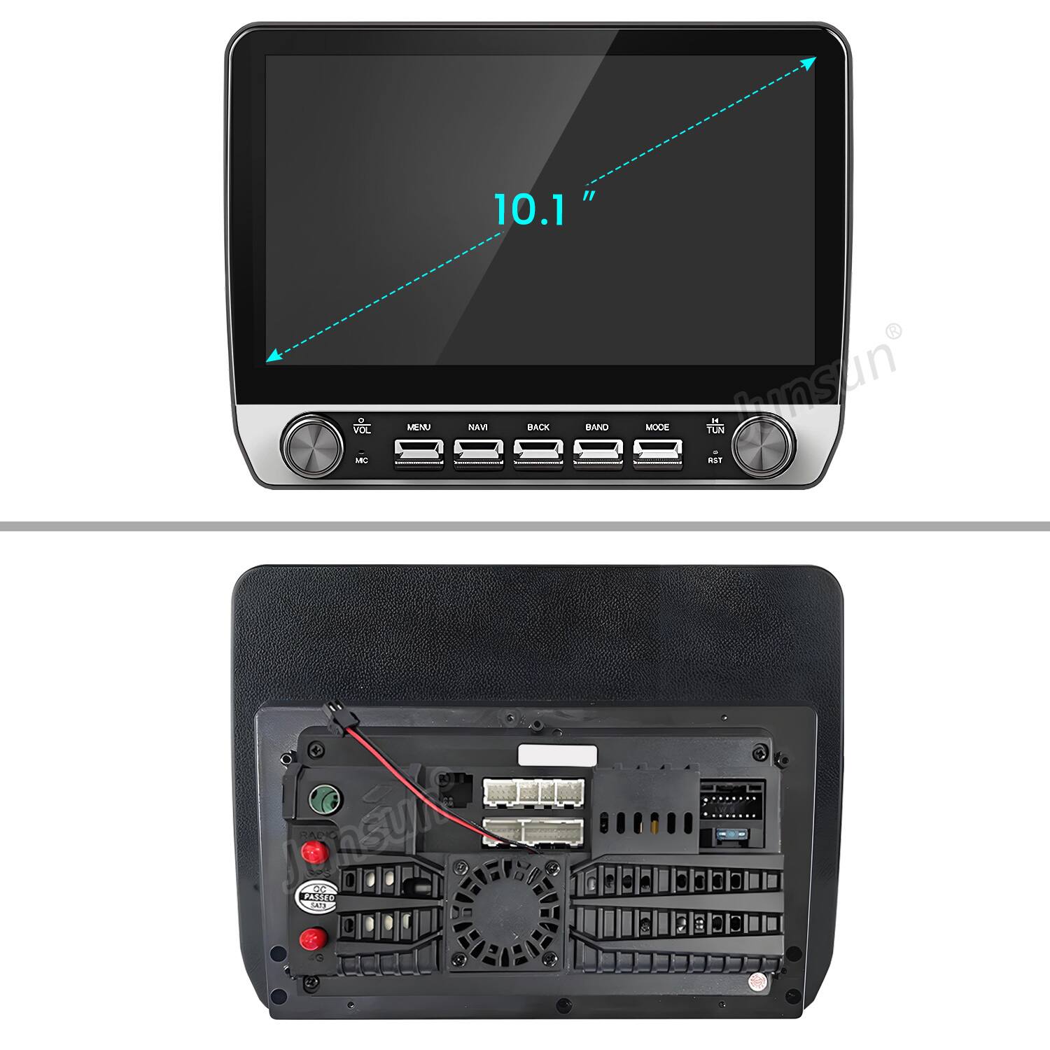 10.1" VOC M MENU AI BACK BAND JN TUN It snsun NA RAD n GO PASSED