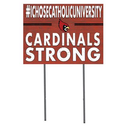 #ICHOOSECATHOLICUNIVERSITY
CARDINALS STRONG