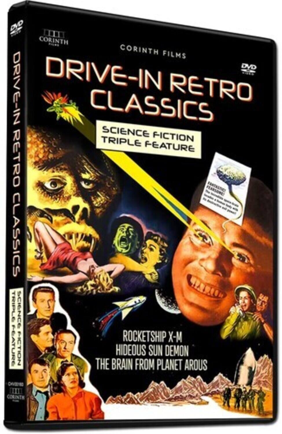 Alt View 1. Drive-In Retro Classics: Science Fiction Triple Feature   - DVD.