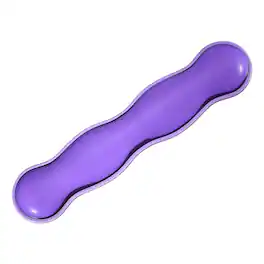 Unique Bargains - Gel Wrist Rest, Ergonomic Silicone Gel Mouse Pad with Cool Touch Cushion for Computer Laptop Home Office (Keyboard Pad) - Purple