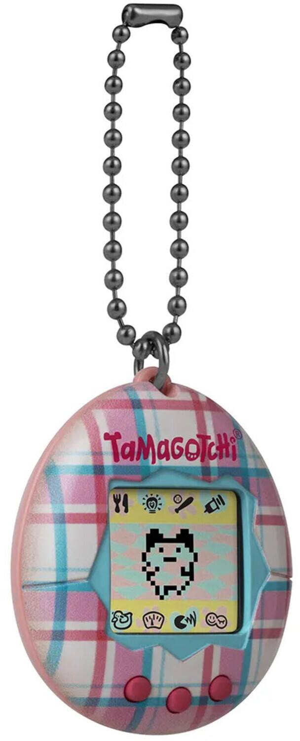 Alt View 3. Bandai - Tamagotchi - Original - Gen1 Plaid (Updated Logo)   - Collectibles - Multicolor.