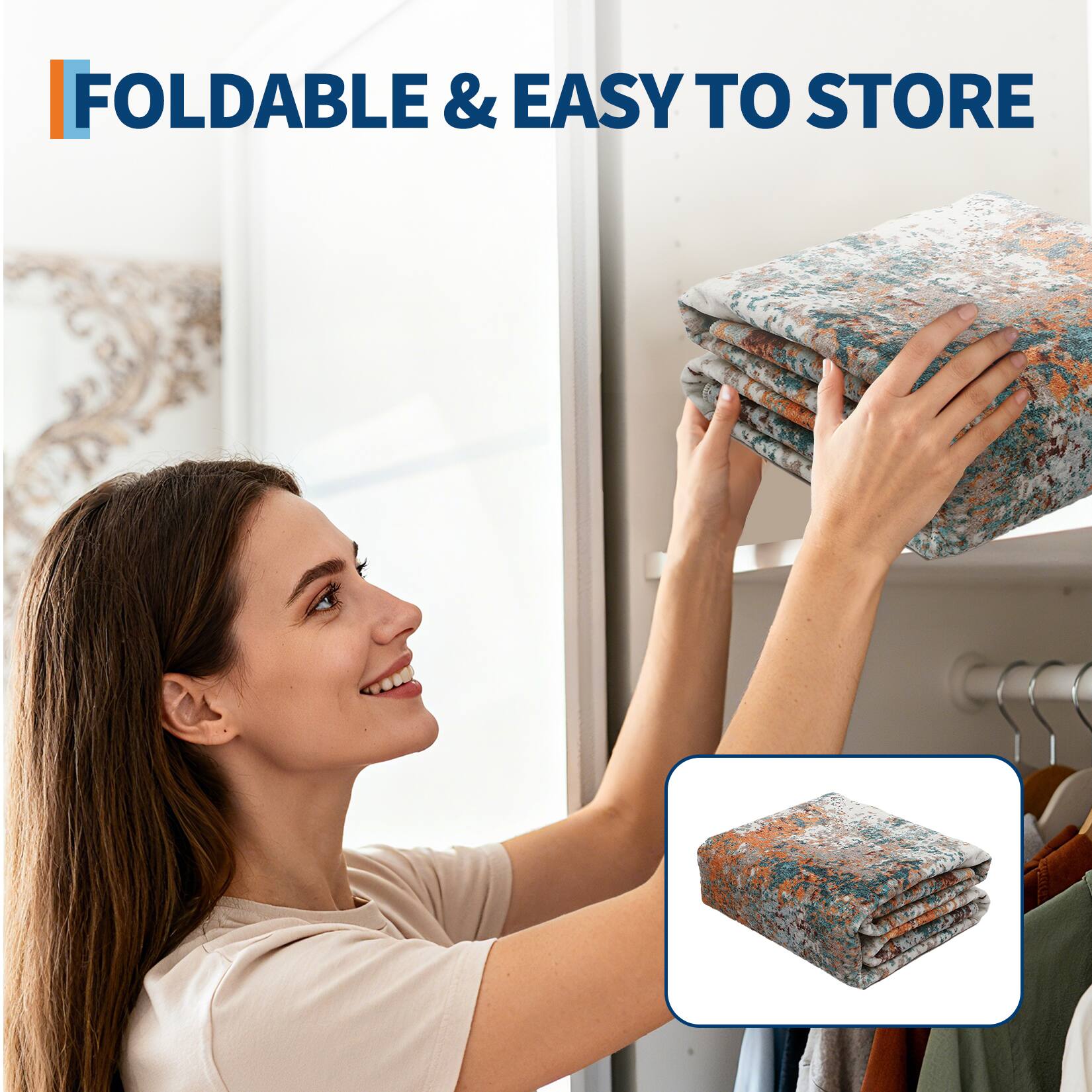 FOLDABLE & EASY TO STORE