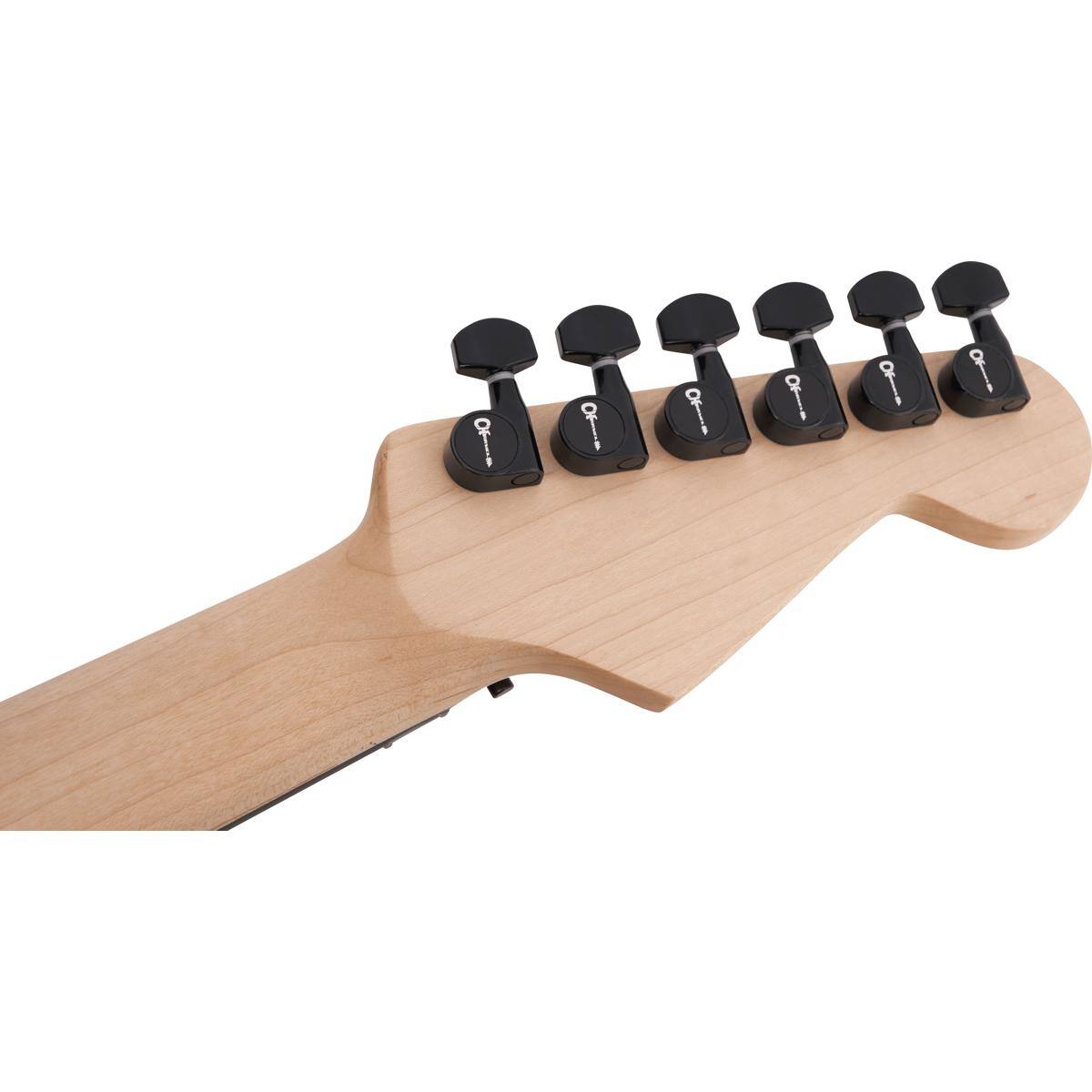 Alt View 7. Charvel - Charvel Pro-Mod San Dimas Style 1 HH FR E Sassafras Left-Handed Electric Guitar, Ebony Fingerboard, Satin Black.