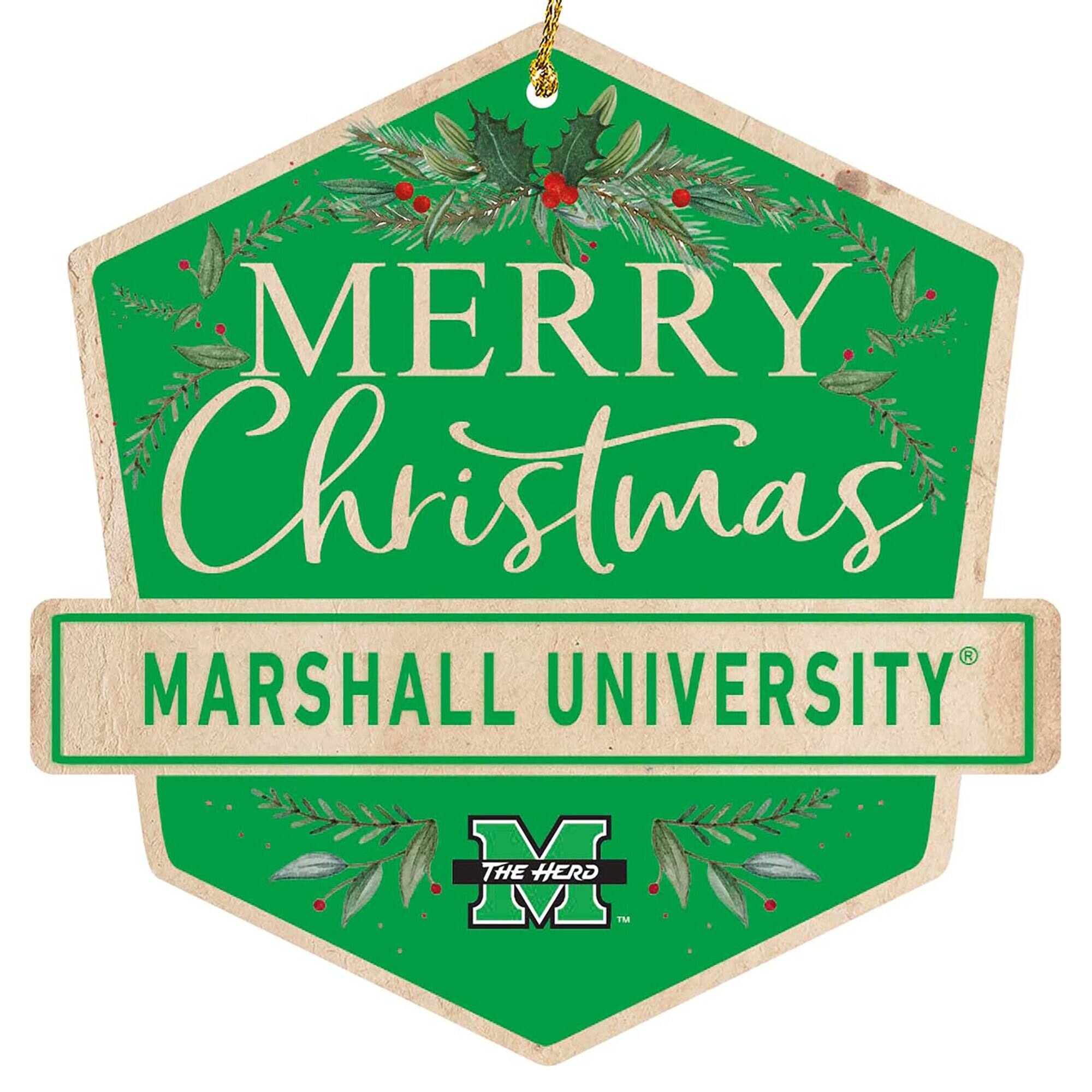 MERRY Christmas  
MARSHALL UNIVERSITY  
THE HERD