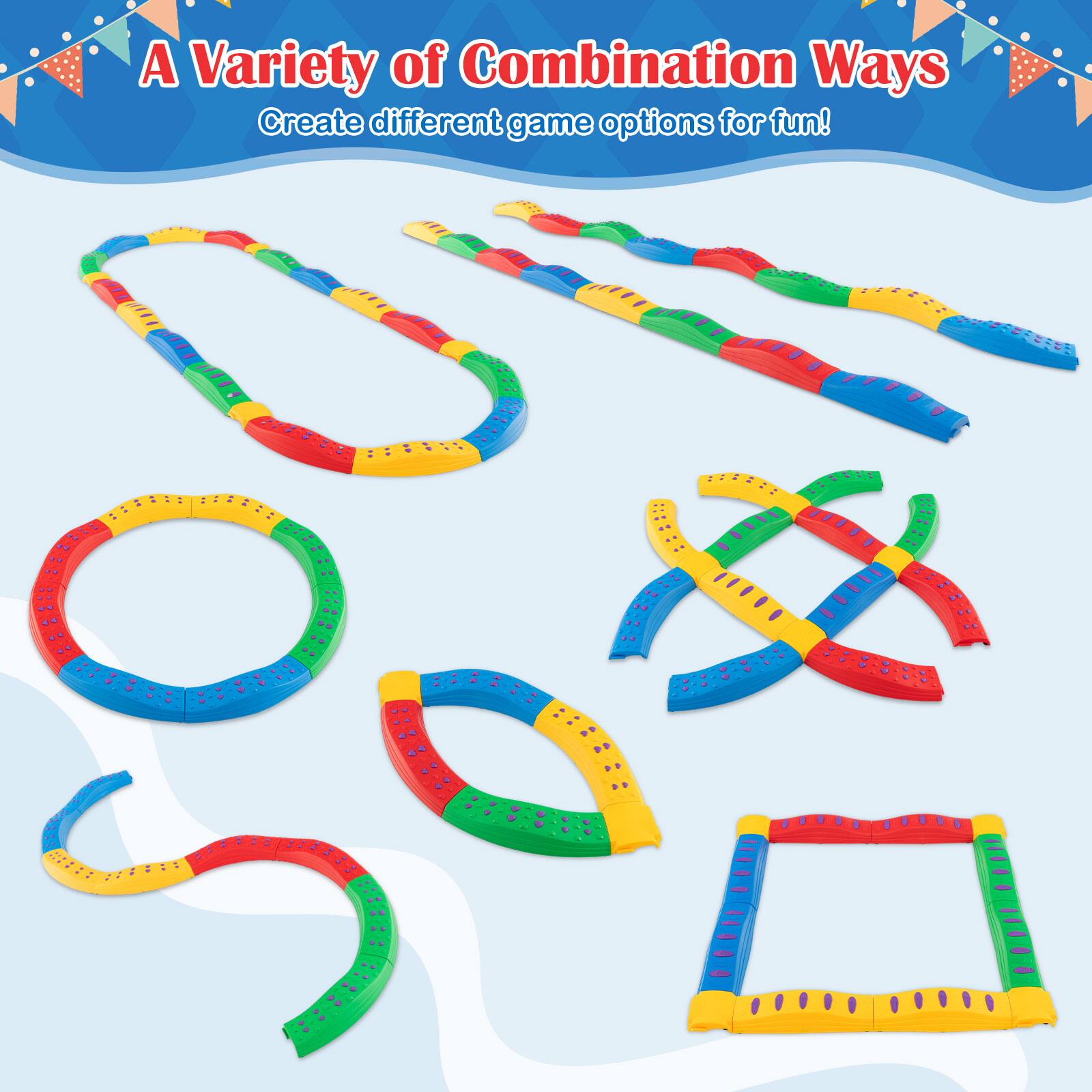 A Variety of Combination Ways  
Create different game options for fun!