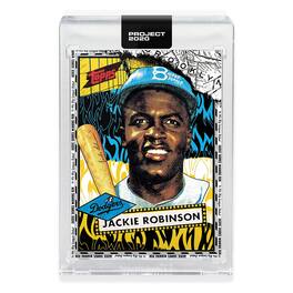 MLB Topps PROJECT 2020 Card 140 | 1952 Jackie Robinson by Tyson Beck - Blue