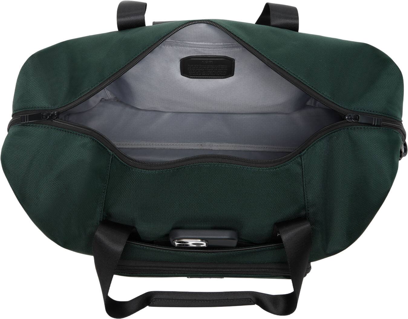 Angle. TUMI - Alpha Double Expansion Duffel - Deep Pine.