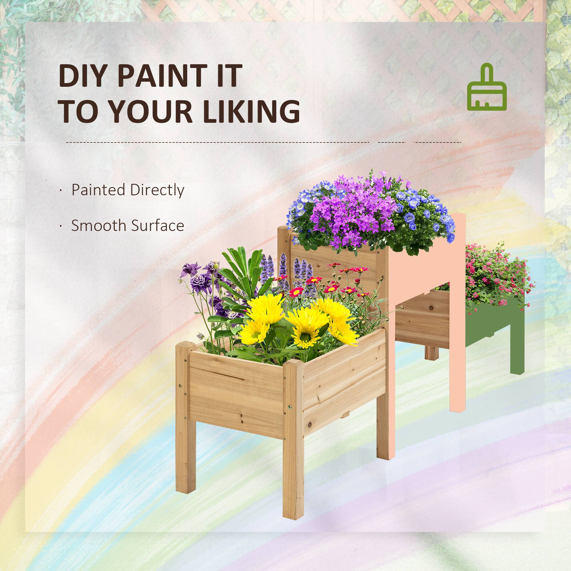 DIY PAINT IT TO YOUR LIKING

- Painted Directly
- Smooth Surface