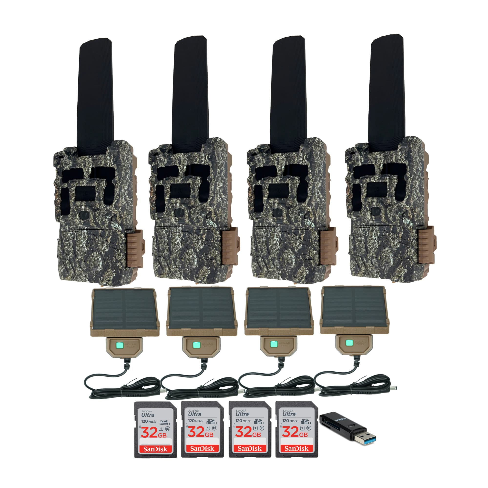 Browning Trail Cameras - Browning Trail Camera Defender Wireless Pro Scout Max HD-DV (4-Pack) Bundle