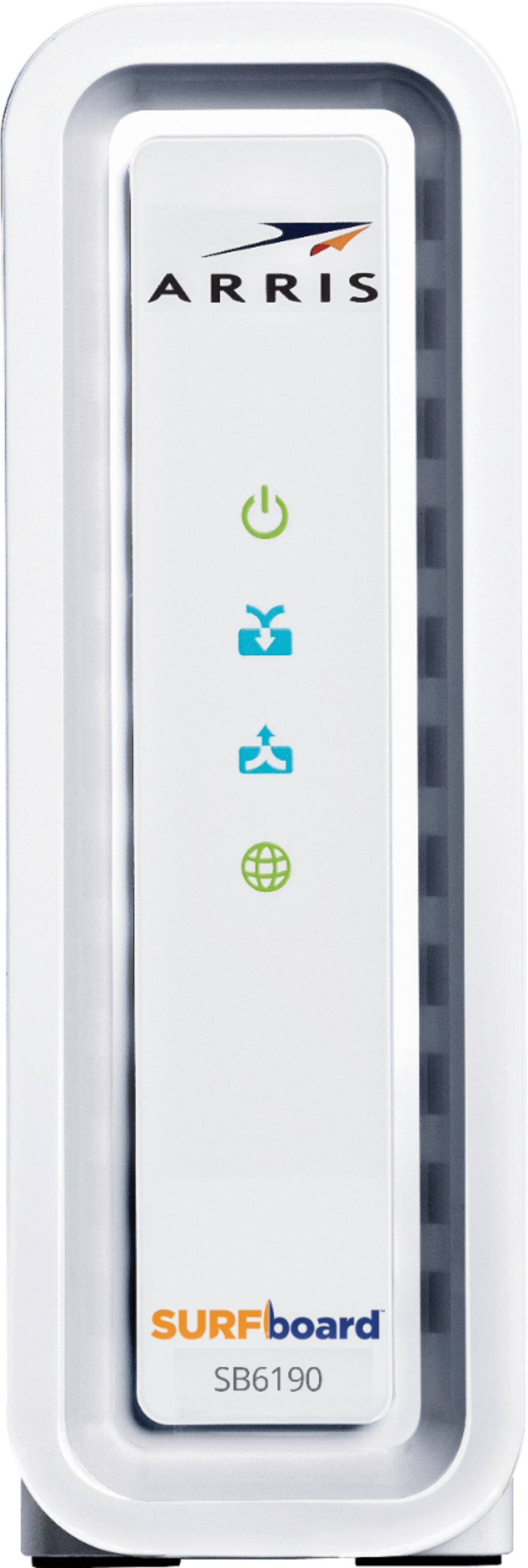 Alt View 13. ARRIS - SURFboard SB6190 32 x 8 DOCSIS 3.0 Cable Modem - White.