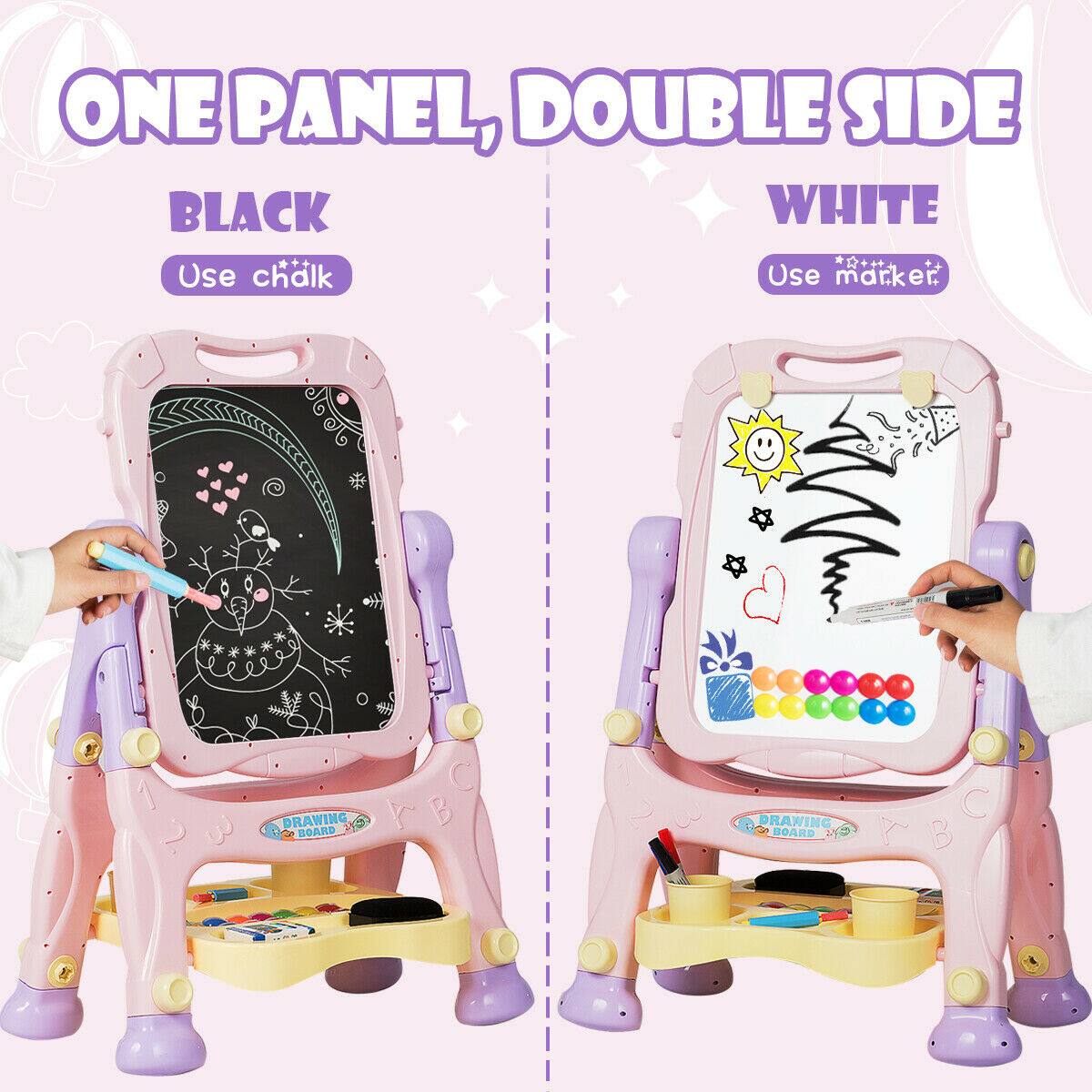 ONE PANEL, DOUBLE SIDE

BLACK
Use chalk

WHITE
Use marker

DRAWING BOARD