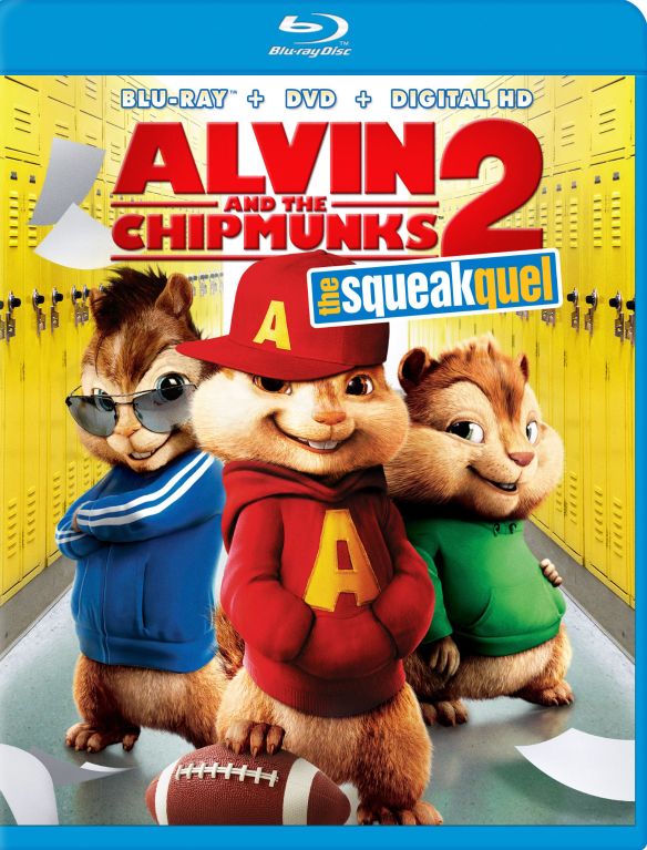 Alvin And The Chipmunks The Squeakquel Blu Ray Dvd 2 Discs 09 Best Buy