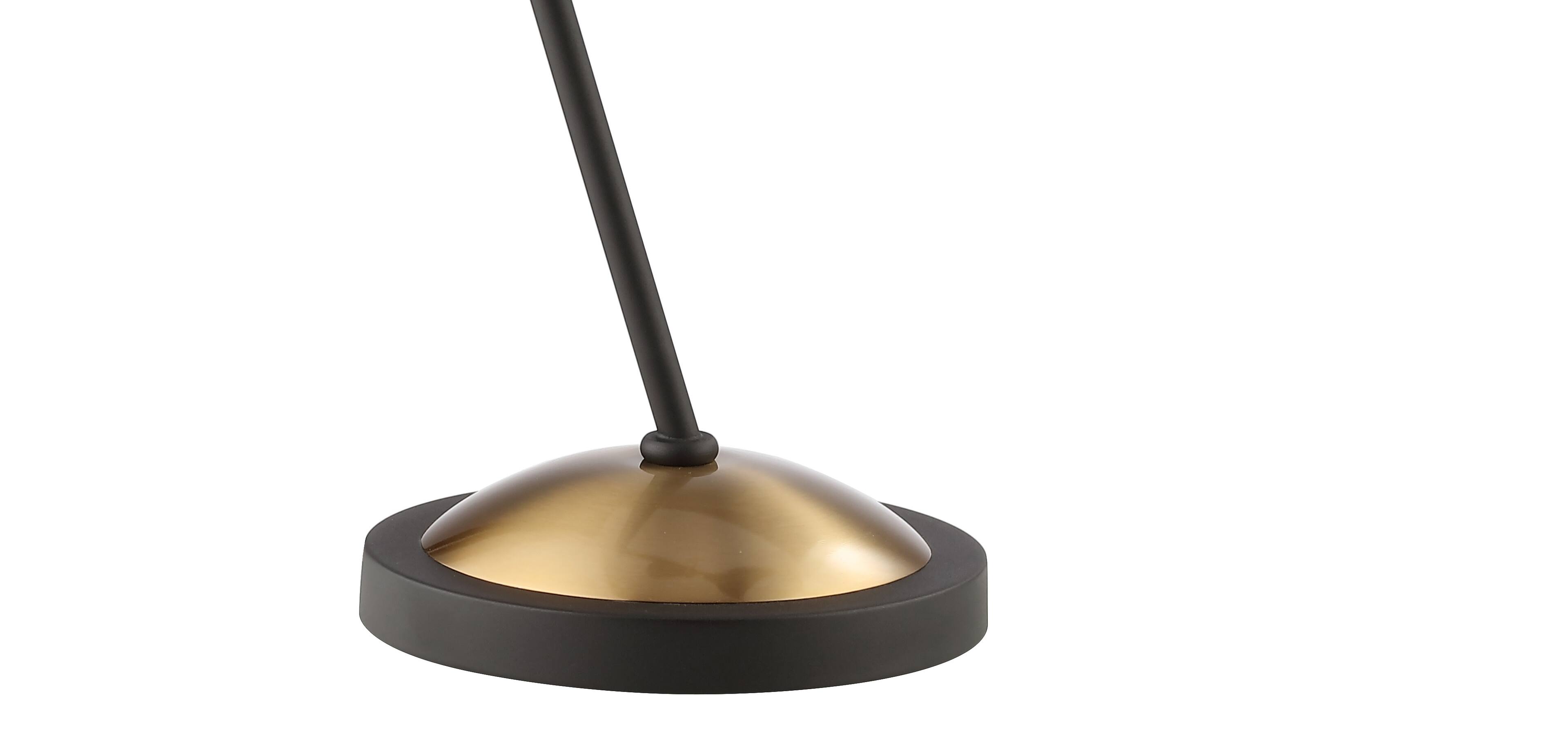 Alt View 7. Jonathan Y - Albert 21.5" Iron Retro Mid-Century LED Table Lamp, Black/Gold - Black/Brass Gold.