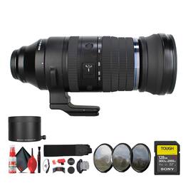 Bundle - OM System - M.Zuiko Digital ED 150-600mm f/5-6.3 IS Lens (MFT) - Black