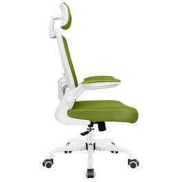 Brick Attic - Ergonomic Desk Chair Breathable Mesh Task Chair with Headrest High Back Computer Chair 3D Adjustable Armrests - Green