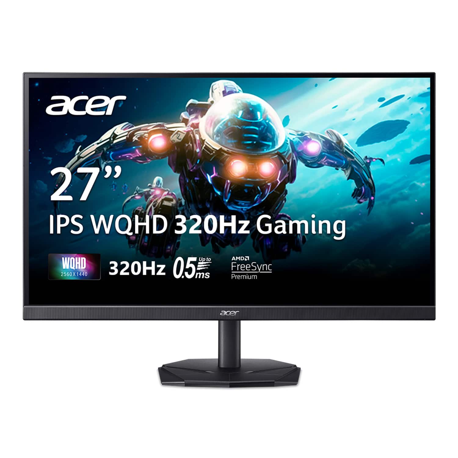 Acer Nitro 27” LCD WQHD 320Hz 0.5ms FreeSync Premium IPS Gaming