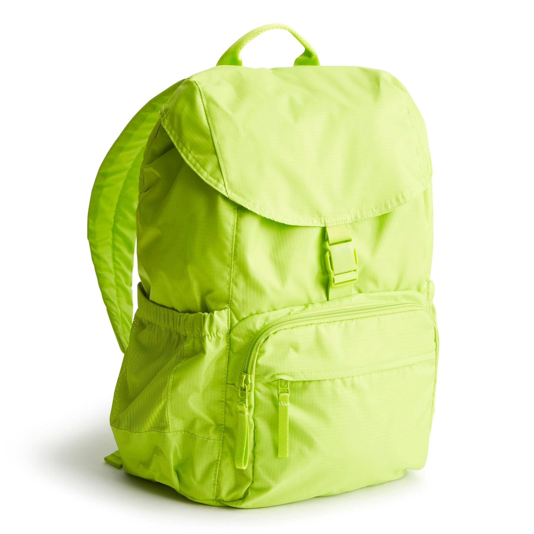 Front. Stamp n Camp - Women's Ripstop Berkhill Backpack  Lime Green One Size - Lime Green-One Size.