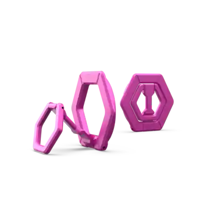 Front. UAG - Magnetic Ring Stand - Orchid Pink.