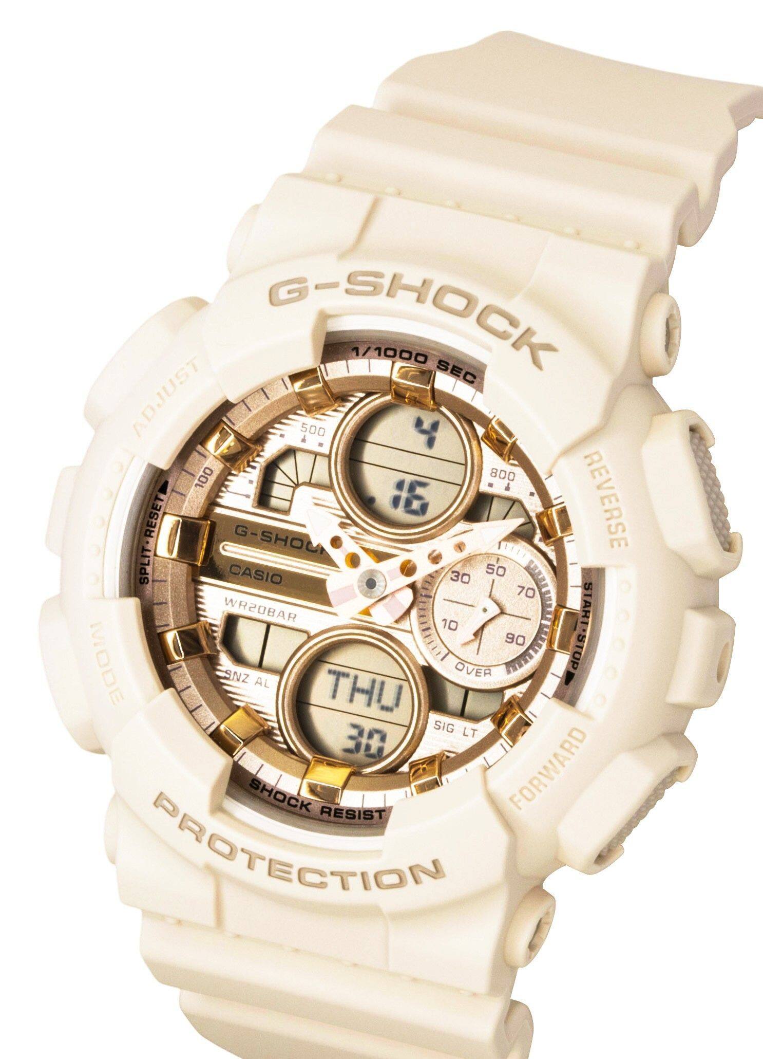 G-SHOCK  
1/1000 SEC  
ADJUST  
500 100 800  
RESET  
G-SHOCK  
REVERSE  
SPLIT  
CASIO  
30 50 70  
WR20BAR  
FHEEEEEEED  
10  
START  
90  
MODE  
OVER  
STOP  
SNZ AL  
THU  
SIG LT  
30  
SHOCK RESIST  
FORWARD  
PROTECTION