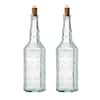 Front. Bormioli Rocco - Bormioli Rocco Country Home Fiesole Glass Bottles Set of 2, 24 oz with Stopper - Clear.