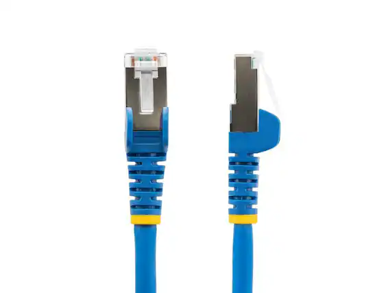 Front. StarTech.com - StarTech 50ft Blue CAT6a Ethernet Cable Model NLBL-50F-CAT6A-PATCH.