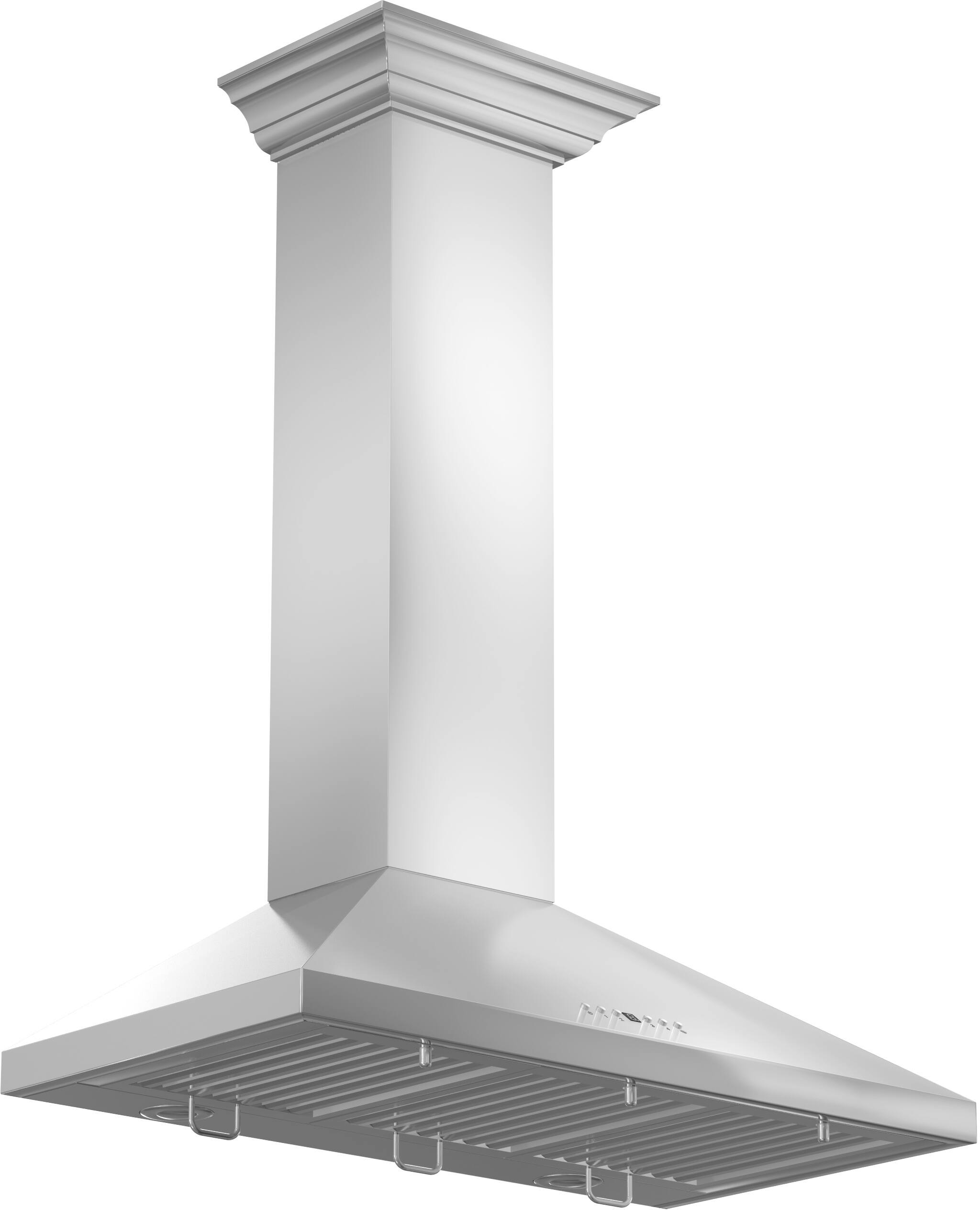 Alt View 11. ZLINE - ZLINE 30 in. Convertible Vent Convertible Vent Wall Mount Range Hood in Stainless Steel with Crown Molding (KL2CRN-30) - Stainless steel.