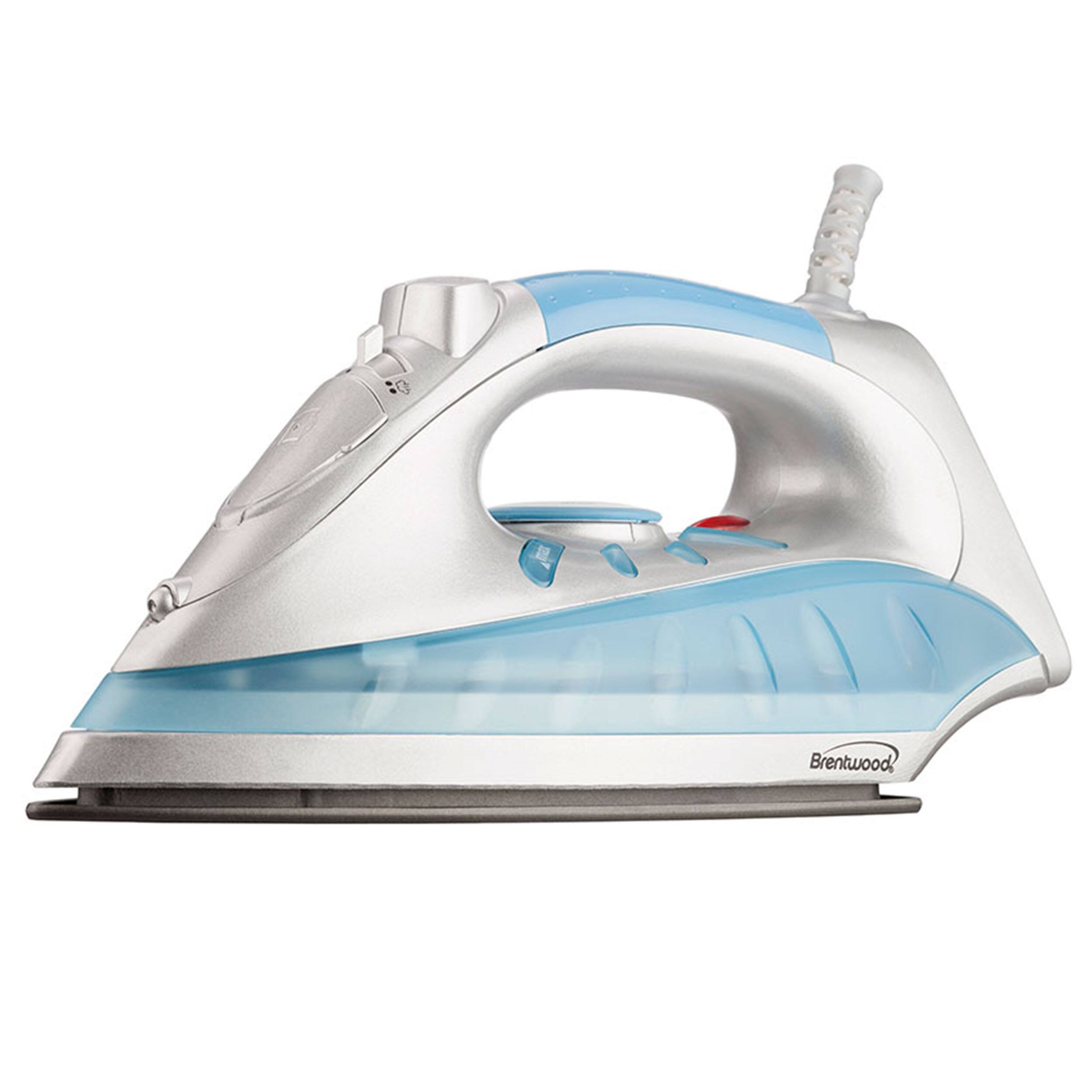 Front. Brentwood - Brentwood Steam/Spray/Non-Stick/Dry Iron - Silver.